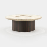 Laskasas Lao Coffee Table in Smoked Eucalyptus Veneer Matte