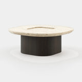 Laskasas Lao Coffee Table in Smoked Oak Veneer Matte