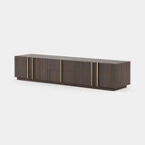 Laskasas Macau TV Cabinet in Smoked Eucalyptus Veneer Matte