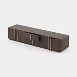Laskasas Macau TV Cabinet in Smoked Eucalyptus Veneer Matte, fourth view
