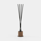 Laskasas Matt Coat Hanger in Walnut Veneer Matte