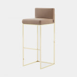 Laskasas Peter Bar Stool in Seoul Terra leather