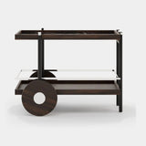 Laskasas Pitt Tea Cart in Smoked Eucalyptus Veneer Matte, second view