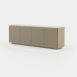 Laskasas Rick Sideboard in Beige Grey Lacquer Matte