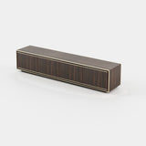 Laskasas Rick TV Cabinet in Smoked Eucalyptus Veneer Matte, third view