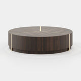 Laskasas Riga Coffee Table in Smoked Eucalyptus Veneer Matte