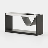 Laskasas Ryan Storage Unit in Black Lacquer Matte