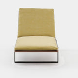 Laskasas Salim Sun Lounger in Talin Mostaza outdoor fabric, second view