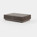 Laskasas Sila Coffee Table in Smoked Eucalyptus Veneer Matte