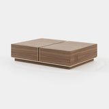 Laskasas Sila Coffee Table in Walnut Veneer Matte