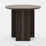 Laskasas Simi Side Table in Smoked Eucalyptus Veneer Matte, second view