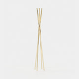 Laskasas Twisted Coat Hanger in Gilded Polished Stainless Steel