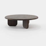 Laskasas Williams Coffee Table in Starburst Smoked Eucalyptus Veneer Matte