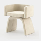 Laskasas Yasmin Accent Chair in Vienna Cream velvet