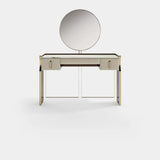 Lennox Leather Drawer Luxury Console Table, alternative angle