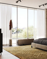 Laskasas Ben Coat Hanger in Smoked Eucalyptus Veneer Matte, fourth view