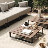 Laskasas Salim Coffee Table in Dark Kambala Wood