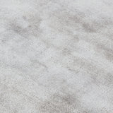 Luxury Silky Smooth Deep Pile Rug in Silver, pile detail