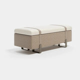 Luxury Upholstered Margon Bench, alternative angle