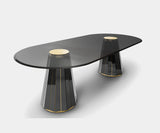 Luxxu Darian Oval Dining Table, view 4
