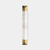 Luxxu Spear I Wall Light in gold plated brass and alabaster
