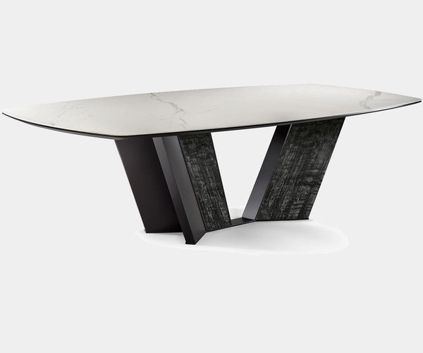 Elegant Ceramic Rectangular Table - Italian Craftsmanship at Its Finest
