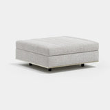 Margon Large Square Luxury Pouf, alternative angle