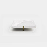 Margon Solid Marble Luxury Coffee Table, alternative angle