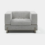 Margon Wide Low Luxury Armchair, alternative angle