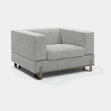 Margon Wide Low Luxury Armchair, alternative angle