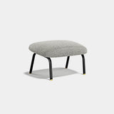 Marlowe Lounge Footstool Luxury Pouf, alternative angle