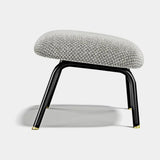 Marlowe Lounge Footstool Luxury Pouf, alternative angle