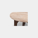 Caffe Latte Affogato Round Coffee Table, detail