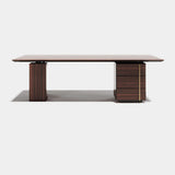 Mayfield Luxury Desk with Drawer Pedestal, alternative angle