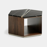 Mercer Metal Base Luxury Side Table, alternative angle