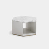 Mercer Metal Base Luxury Side Table, alternative angle