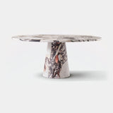 Meridiani Leon Dining Table in Breccia Medicea marble