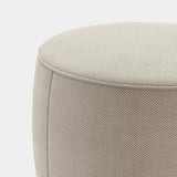 Millie Patterned Pouf with Fumé Stained Beech Base
