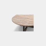 Caffe Latte Napoli Oval Coffee Table, detail