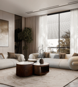Caffe Latte Antigua Coffee Table Set in a room setting