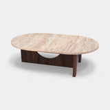 Caffe Latte Affogato Oval Coffee Table, third view