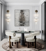 Caffe Latte Freddo Dining Chairs in a dining room