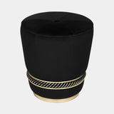 Maison Valentina Noir Stool