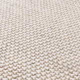 Natural Hand Woven Wool & Viscose Rug, texture detail