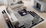 Odette Metal Ring Luxury Side Table styled in a luxury interior