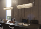 United Alabaster Loft Pendant Light in natural alabaster