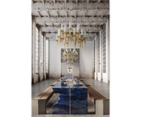 Designer Chandelier | Gold Plated and Crystal