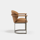 Primrose Sculpted Luxury Dining Chair, alternative angle