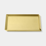 Prospetto Flat Luxury Desk Tray in brass