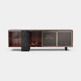 Ravello Marble Base Luxury Sideboard, alternative angle